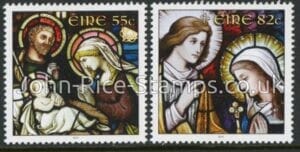 2010 Ireland SG.2042-3 Christmas Set of 2 values U/M (MNH)