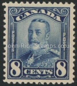1929 Canada SG.280 8c blue. U/M (MNH).