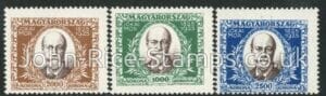 1924 Hungary SG.449-51 Birth Centenary of Jokai Set of 3 values U/M (MNH)