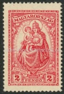1926 Hungary SG.476 Madonna with Child 2p carmine U/M (MNH)