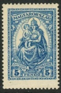 1926 Hungary SG.476 Madonna with Child 5p blue U/M (MNH)