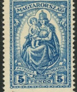 1926 Hungary SG.476 Madonna with Child 5p blue U/M (MNH)