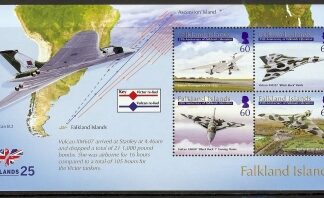 2007 Falkland Islands Liberation Vulcan Aircraft MS.1076 U/M (MNH)