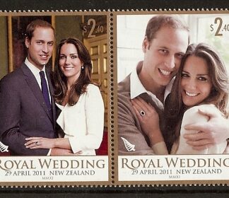 2011 New Zealand  Royal Wedding  SG.3266-7  2 vals