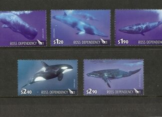2010 Ross Dependency  SG.120/4 Whales u/m (MNH)