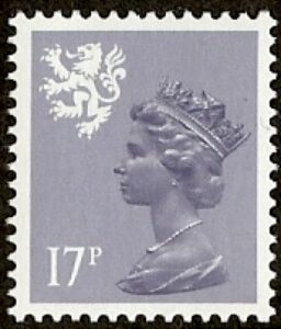 S43  17p phos.   grey blue Type I  Litho Waddington U/M (MNH)
