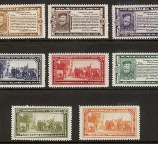 San Marino 50th Anniv death of Garibaldi