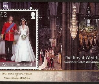 2011 Ascension -  MS.1112 Royal Wedding  mini sheet U/M (MNH)