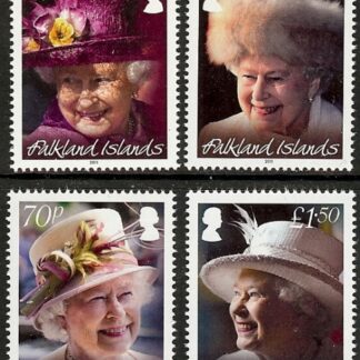 2011 Falkland Islands SG.1198-1201 85th Birthday Queen Elizabeth II. U/M  (MNH).