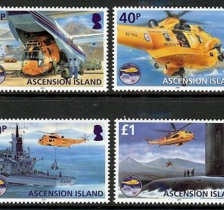 2011 Ascension. SG.1103-6  70th anniversary RAF Search & Rescue   set 4 values U/M (MNH)