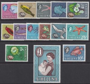 1961 St Helena SG.176/89 set 14 values. U/M (MNH)