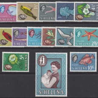 1961 St Helena SG.176/89 set 14 values. U/M (MNH)