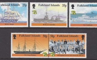 1999 Falkland Is.    SG.832-6  Australia 99 World Stamp Expo. set 5 values U/M (MNH