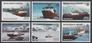 2011 British Antarctic Territories. SG.538-43 Research Ships. U/M (MNH)