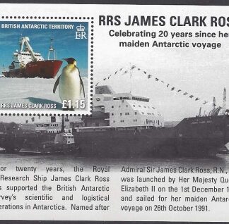 2011 British Antarctic Territories  MS.544  RRS James Clark Ross. U/M (MNH)