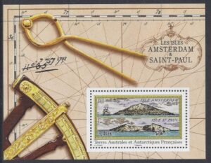 2013 French Antarctic MS.699 The Amsterdam & St. Paul Islands. U/M (MNH)