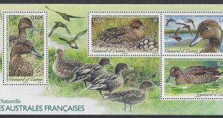 2013 French Antarctic - MS.684  Wildlife mini sheet U/M (MNH)