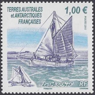 2013 French Antarctic SG.690 Le Mischief. U/M (MNH)