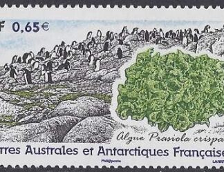 2013 French Antarctic SG.688 'Algue Prasiola Crispa & Penguins' U/M (MNH)