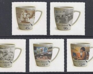 2005 SG.2786-90 Cafe Culture. self adhesive  set 5 values U/M (MNH)
