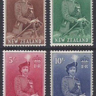 1954  New Zealand SG.733d/6 High values U/M (MNH)