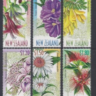 1999 New Zealand SG.2222-7 Flowering Trees.  set 6 values U/M (MNH)