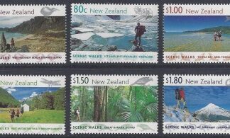1999 New Zealand SG.2279/84 Scenic Walks set 6 values U/M (MNH)