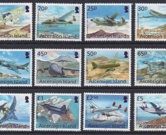 2013 Ascension Aircraft SG.1150/1161 set 12 values unmounted mint (MNH)
