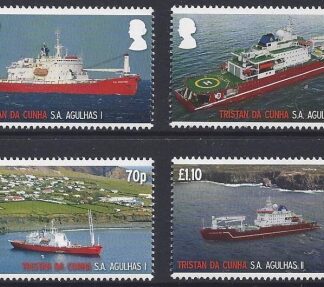 2012 Tristan Da Cunha -  Maiden Voyage of SA Agulhas SG.1054-7  set of 4  unmounted mint (MNH)