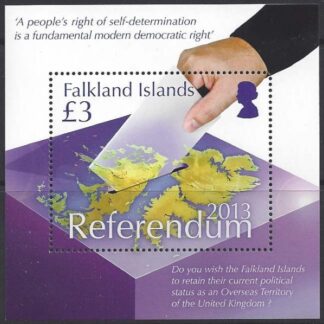 2013 Falklands Referendum Mini Sheet M.S 1251 u/m (MNH)