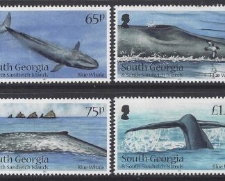 2012 South Georgia -  'Blue Whale'  SG.566/9 set 4 values U/M