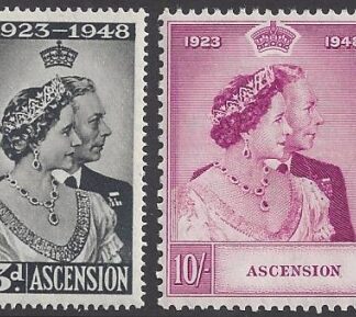 Ascension Island 1948 Royal Silver Wedding SG.50/1 U/M (MNH)