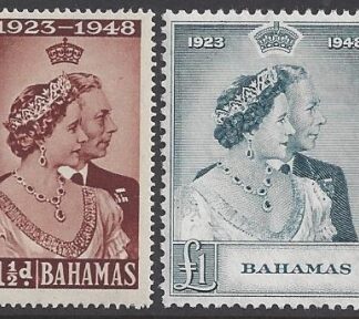 Bahamas 1948 Royal Silver Wedding SG.194/5 U/M (MNH)