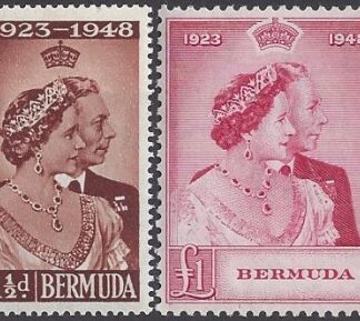 Bermuda - 1948 Royal Silver Wedding SG.125/6   U/M (MNH)