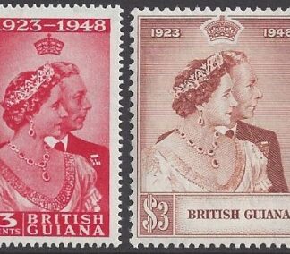 British Guiana - Royal Silver Wedding SG.322/3 U/M (MNH)