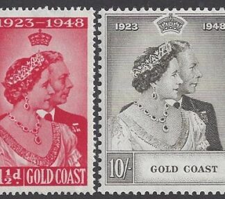 Gold Coast - 1948 Royal Silver Wedding SG.147/8   U/M (MNH)