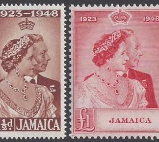 Jamaica - 1948 Royal Silver Wedding SG.143/4  U/M (MNH)