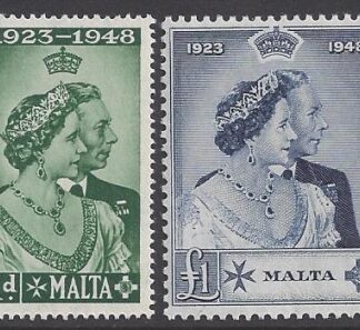 Malta - 1948 Royal Silver Wedding SG.249/50  U/M (MNH)