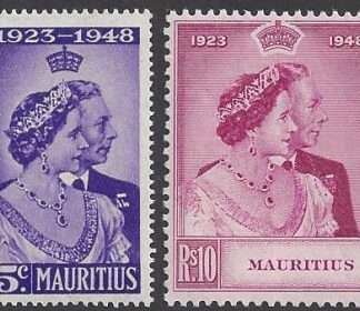 Mauritius - 1948 Royal Silver Wedding SG.270/1  U/M (MNH)