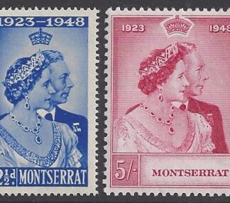 Montserrat - 1948 Royal Silver Wedding SG.115-6  U/M (MNH)