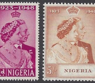 Nigeria - 1948 Royal Silver Wedding SG.62/3  U/M (MNH)