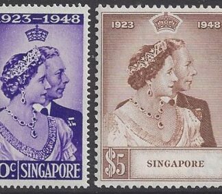 Singapore - 1948 Royal Silver Wedding SG.31/2  U/M (MNH)