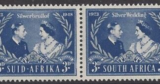 South Africa (bi-lingual pair) - 1948 Royal Silver Wedding SG.125  U/M (MNH)