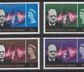 1966 British Antarctic. SG.16-19  Churchill  U/M (MNH)