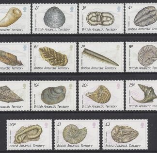 1990 British Antarctic - SG.171-85  'Fossils' U/M (MNH)