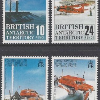 1988 British Antarctic. SG.163-6  - 30th Anniversary of Commonwealth Trans-Antarctic Expedition set 4 values U/M (MNH)