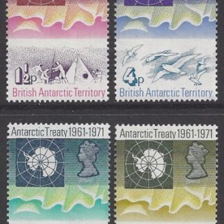 1971 British Antarctic SG. 38-41 10th Anniversary of Antarctic Treaty. U/M (MNH)