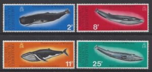 1977 British Antarctic  - SG.79-82 Whale Conservation.  U/M (MNH)