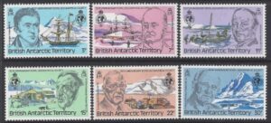 1980 British Antarctic  - SG.93-8  150th Anniv. of Royal Geographical Society Former Presidents. U/M (MNH)