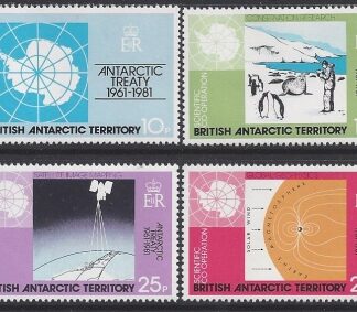 1981 British Antarctic - SG.99-102  20th Anniversary of Antarctic Treaty. U/M (MNH)